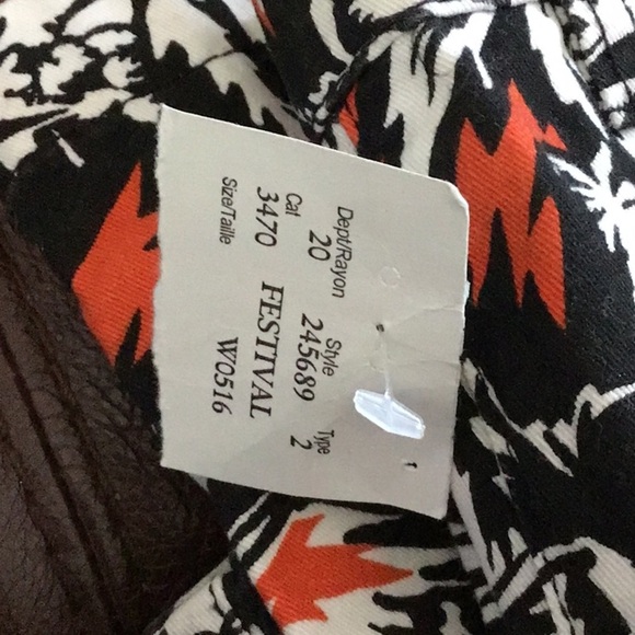 NWT Jackson palm tree print shorts size 32 - Picture 6 of 7